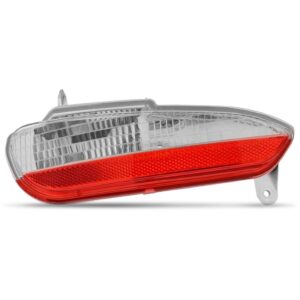 Lanterna Refletor Parachoque Traseiro Punto 12 A 16 Bicolor Lado Esquerdo