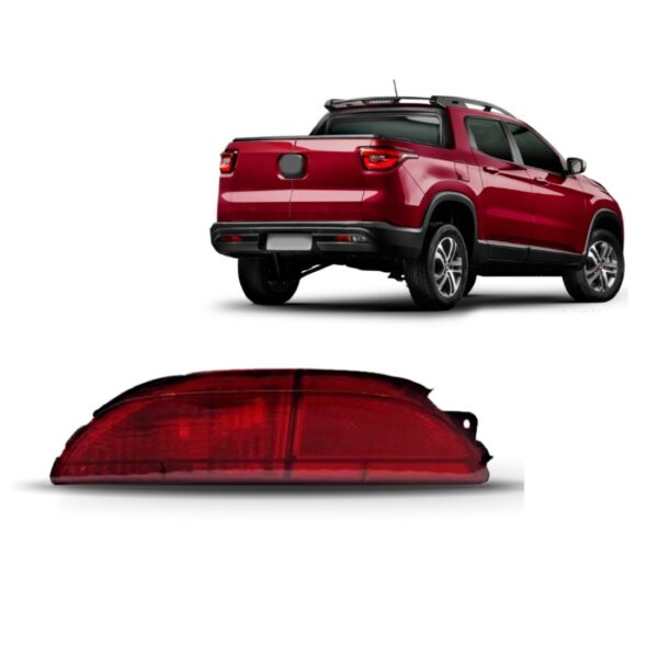 Lanterna Parachoque Punto 07 A 2012 Toro 16 A 2022 Vermelha Lado Esquerdo