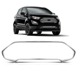 Moldura Grade Radiador Ecosport 2017 2018 2019 Cinza Claro Cinza