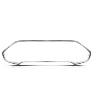 Moldura Grade Radiador Ecosport 2017 2018 2019 Cinza Claro Cinza