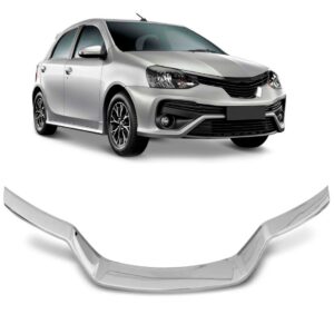 Moldura Grade Radiador Etios 2018 19 Inferior Friso Cromado