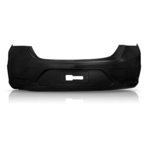 Parachoque Traseiro Prisma 2017 A 2018 Com A Cor Preta Liso