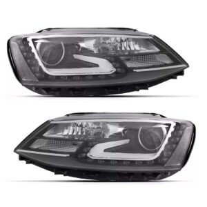 Par Farol Jetta 2011 A 2017 Com Projetor Com Angel Eyes Com