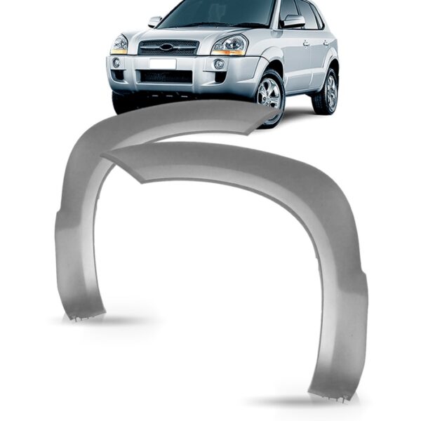 Moldura Alargador Vão Roda Tucson 2005 06 07 08 09 10 2015 Lado Direito