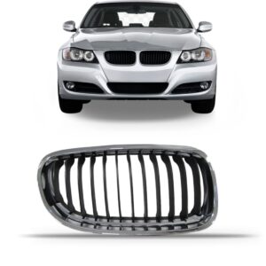 Grade Radiador Bmw 320 2009 A 2012com Friso 1a Linha Lado Direito