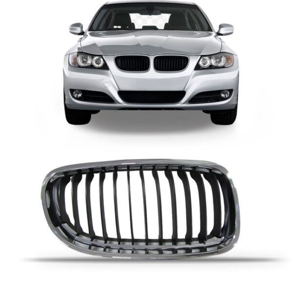 Grade Radiador Bmw 320 2009 A 2012com Friso 1a Linha Lado Direito