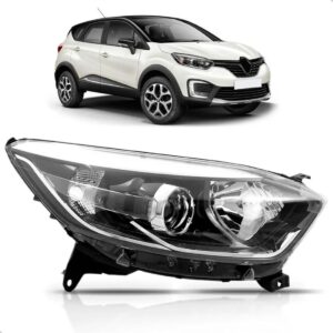 Farol Captur Intense Life Zen 2017 18 2019 Eletrico C/ Motor Lado Direito