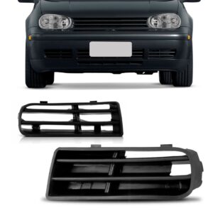 Grade Moldura Parachoque Dianteiro Para Golf 1998 A 2006 Esquerdo/motorista