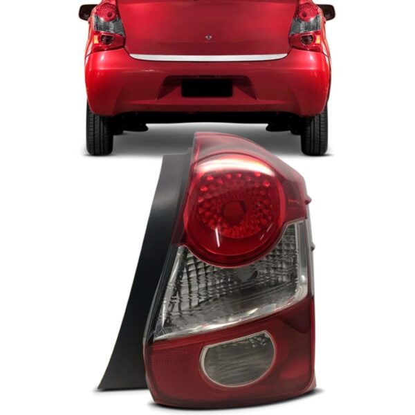 Lanterna Traseira Etios 2018 2019 Hatch Fumê Com Ré Nova Lado Direito
