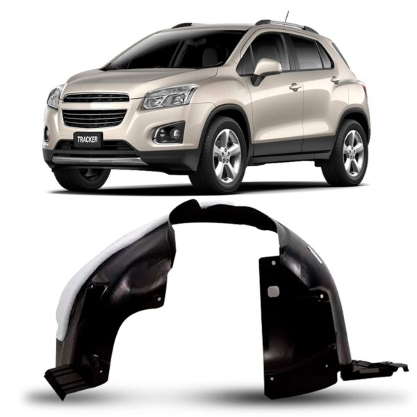Protetor Caixa De Roda Dianteiro Tracker 2015 2016 Parabarro Lado Esquerdo