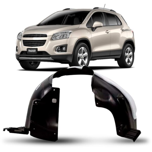 Protetor Caixa De Roda Dianteiro Tracker 2015 2016 Parabarro Lado Direito