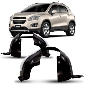 Protetor Caixa De Roda Dianteiro Tracker 2015 2016 Parabarro Lado Direito