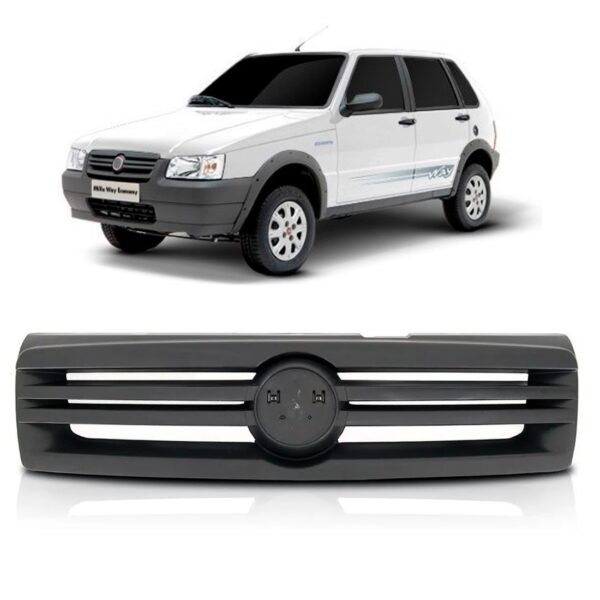 Grade Radiador Uno 2009 2010 2011 Sem Friso Emblema 1a Linha