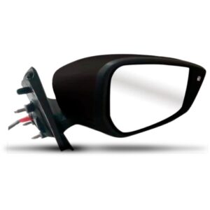 Retrovisor Versa 2016 A 2019 C/sinaleira (fino) Preto Liso Lado Direito