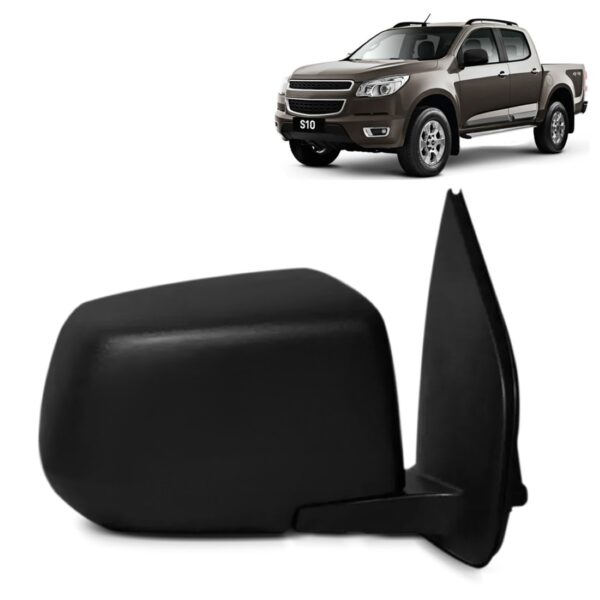 Retrovisor S10 2012 13 A 2016 Texturizado Eletrico Sem Pisca Lado Direito