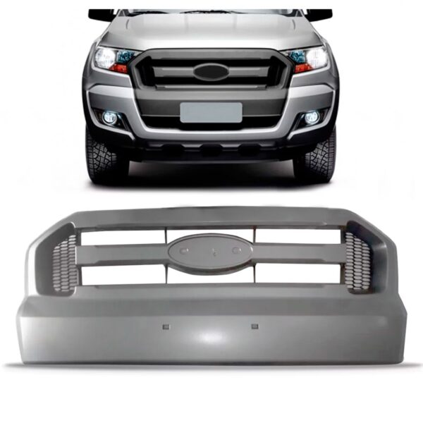 Grade Central Ranger 2017 2018 2019 Com Moldura 1a Linha Preto