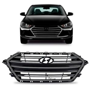 Grade Dianteira Para Hyundai Elantra 2017 E 2018 1a Linha