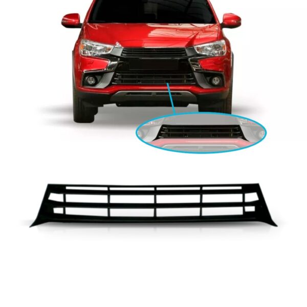 Grade Parachoque Dianteiro Asx 2017 2018 2019 1a Linha Preto