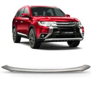 Moldura Inferior Parachoque Dianteiro Outlander 2016 A 2018 Cinza