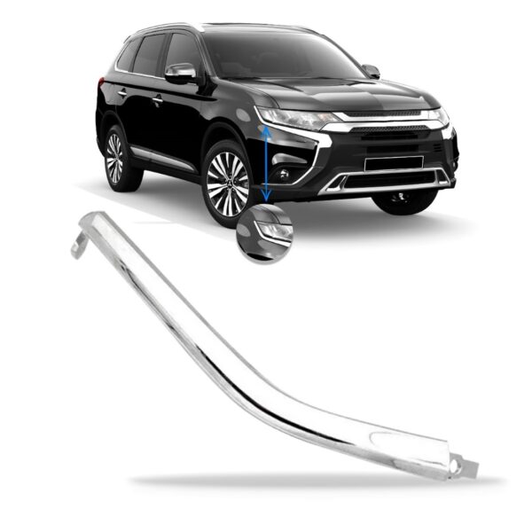 Friso Farol Outlander 2016 A 2018 Cromado Lado Direito
