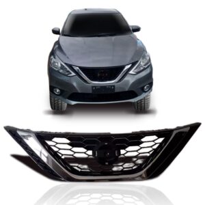 Grade Radiador Nissan Sentra 2017 2018 2019 1a Linha Preto