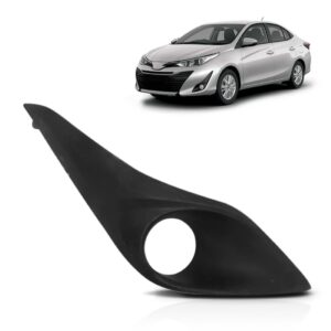Moldura Milha Toyota Yaris 2018 2019 Com Furo Novo Oferta Lado Direito