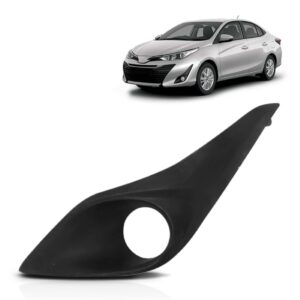 Moldura Milha Toyota Yaris 2018 2019 Com Furo Novo Oferta Lado Esquerdo