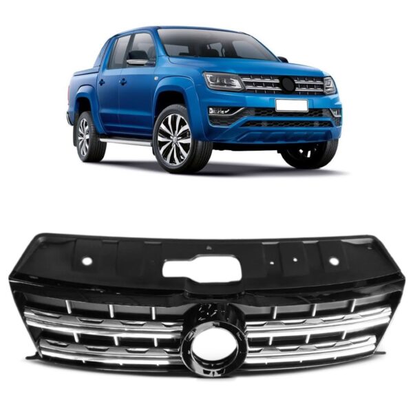 Grade Radiador Amarok 2017 2018 2019 2 Frisos 1a Linha
