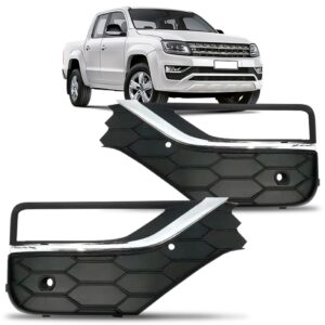 Moldura Milha Amarok 2017 A 2019 Com Furo Friso Cromado Lado Direito