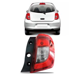 Lanterna Traseira March 2014 2015 2016 Bicolor 1ª Linha - Direito