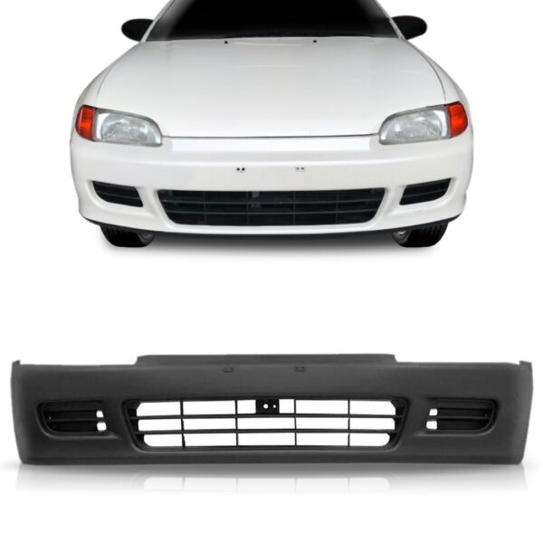 Envolvente Dianteiro Honda Civic Hatch 1992 A 1995 Preto - Preto