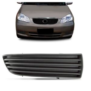 Tela Frontal Tampa Moldura Milha Corolla 2003 A 04 Sem Furo Lado Direito