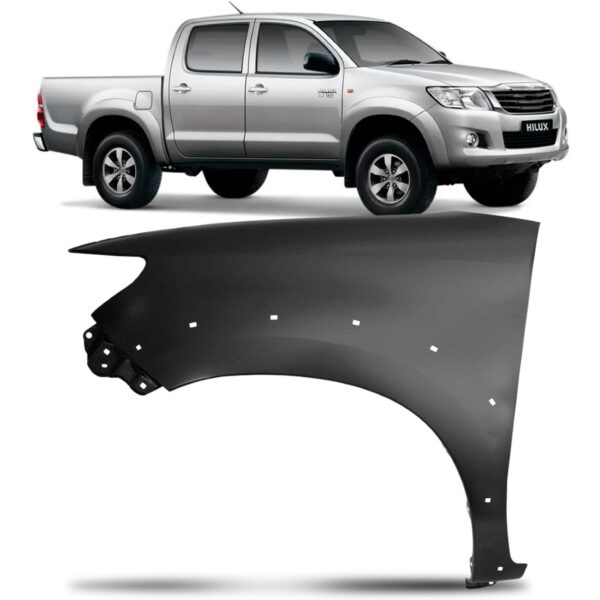 Paralama Diant. Hilux Srv / Sw4 2012 A 2015 C/ Furo Moldura Lado Esquerdo