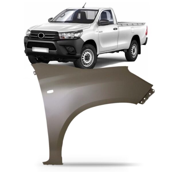 Paralama Dianteiro Hilux Srv 2016 2017 2018 Com Furo Pisca Lado Direito
