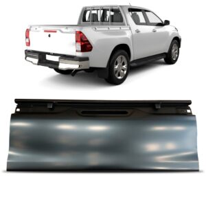 Tampa Traseira Caçamba Hilux Srv 2016 A 2018 Cabine Simples Preto