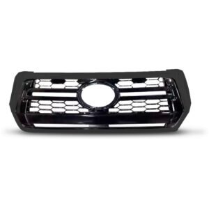 Grade Radiador Hilux Srv 18 2019 2020 Friso Escuro 1a Linha Preto