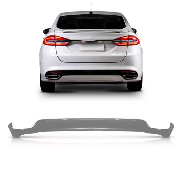 Spoiler Parachoque Traseiro Fusion 2013 2014 15 2016 Primer Cinza
