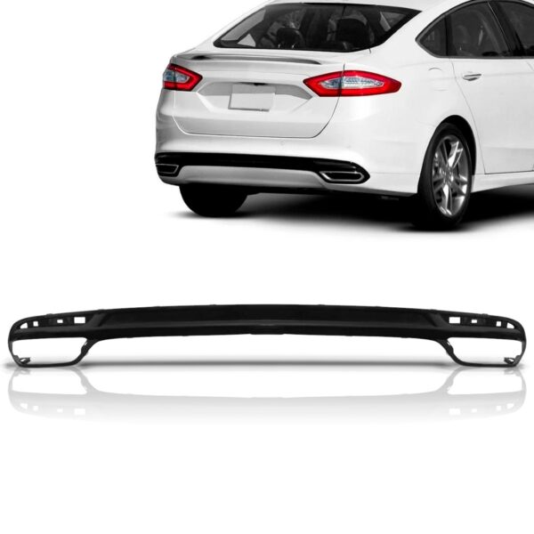 Acabamento Parachoque Traseiro Fusion 2013 A 2018 Preto Preto