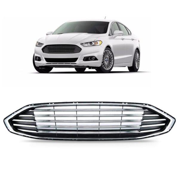 Grade Radiador Fusion 2013 2014 A 2016 C/ Moldura 1a Linha Preto