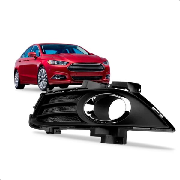 Moldura Milha  Fusion 2013 A 2016 C/furo Friso Cromado Lado Esquerdo