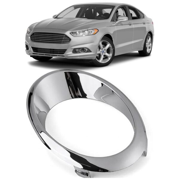 Moldura Farol Milha Auxiliar Fusion 2013 14 15 2016 Cromado Lado Direito