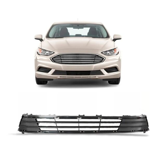 Grade Central Parachoque Fusion 2017 2018 2019 1a Linha Preto