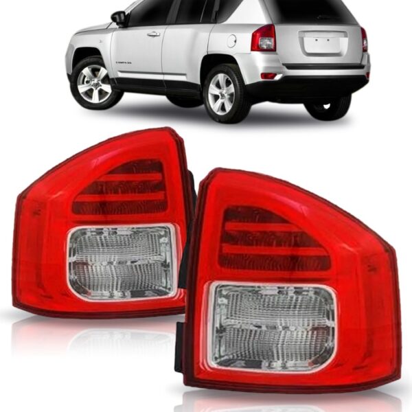 Sinaleira Traseira Para Jeep Compass 2011 2012 2013 Com Led Lado Direito