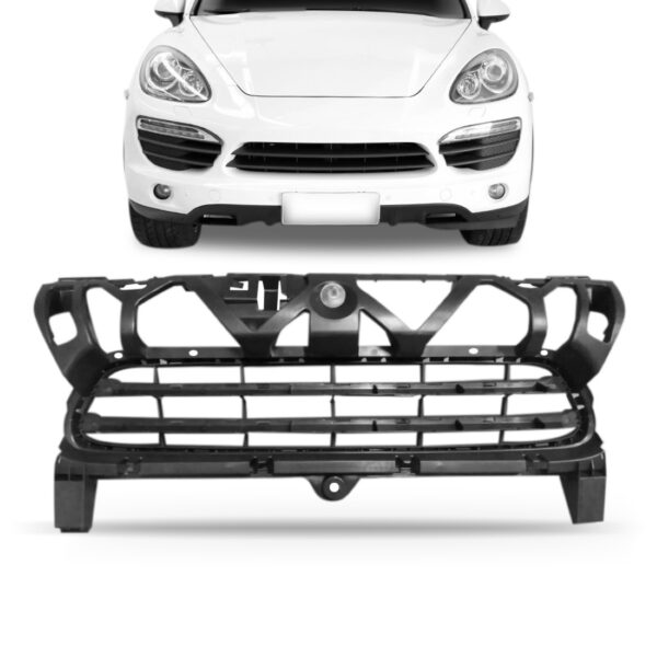 Grade Central Parachoque Cayenne Sport 2011 A 2014 1a Linha Preto
