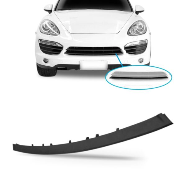 Moldura Grade Central Cayenne Sport 2011 12 13 2014 Inferior