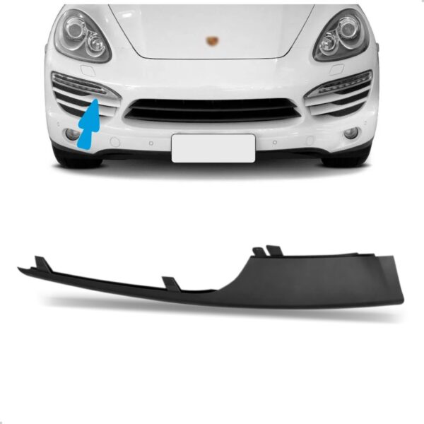 Moldura Superior Grade Dianteira Cayenne Gts 2011 12 13 2014 Lado Direito