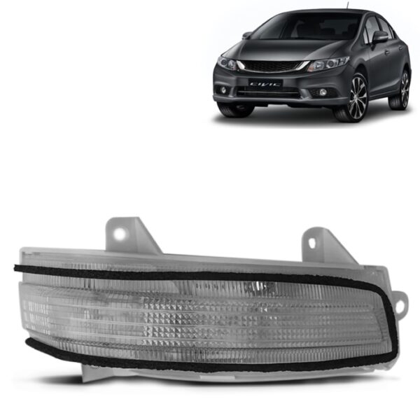 Sinaleira Retrovisor Civic 2012 2013 2014 2015 2016 Novo Lado Direito