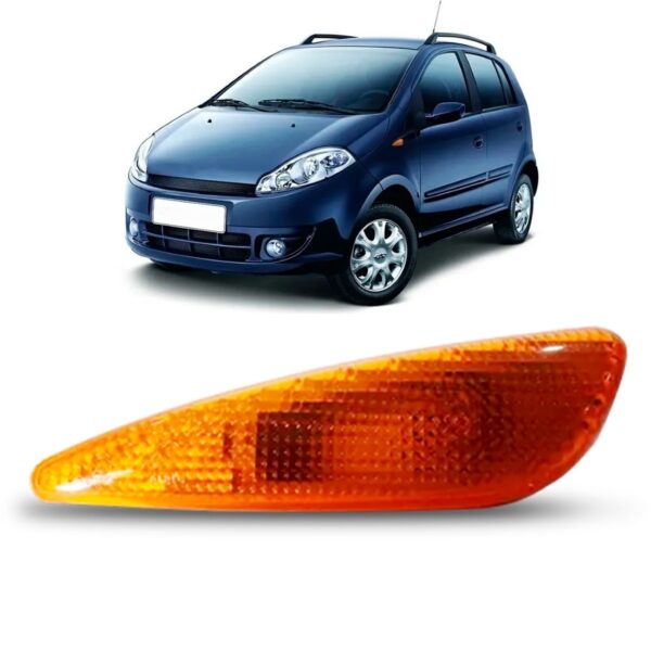 Sinaleira Seta Lateral Face 2010 A 2015 Ambar Com Soquete Lado Esquerdo