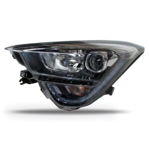 Farol Dianteiro Tiggo 5x 2019 2020 Eletrico Com Motor E Led Lado Esquerdo