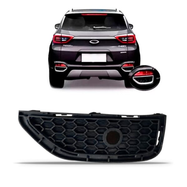 Grade Parachoque Traseiro Tiggo 5x 2019 A 2020 1a Linha Lado Direito